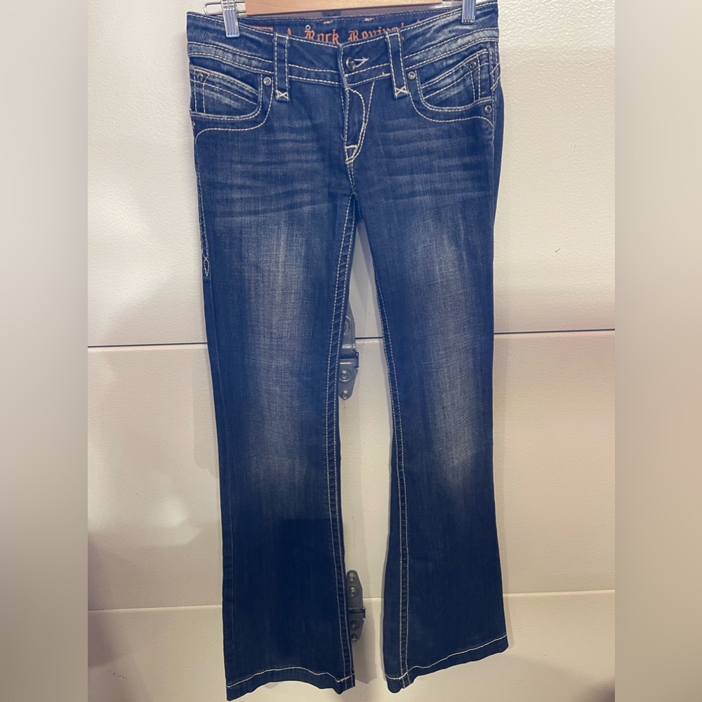 Rock Revival Scarlett wide leg size 28